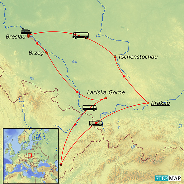 Krakau, Breslau & Schlesien