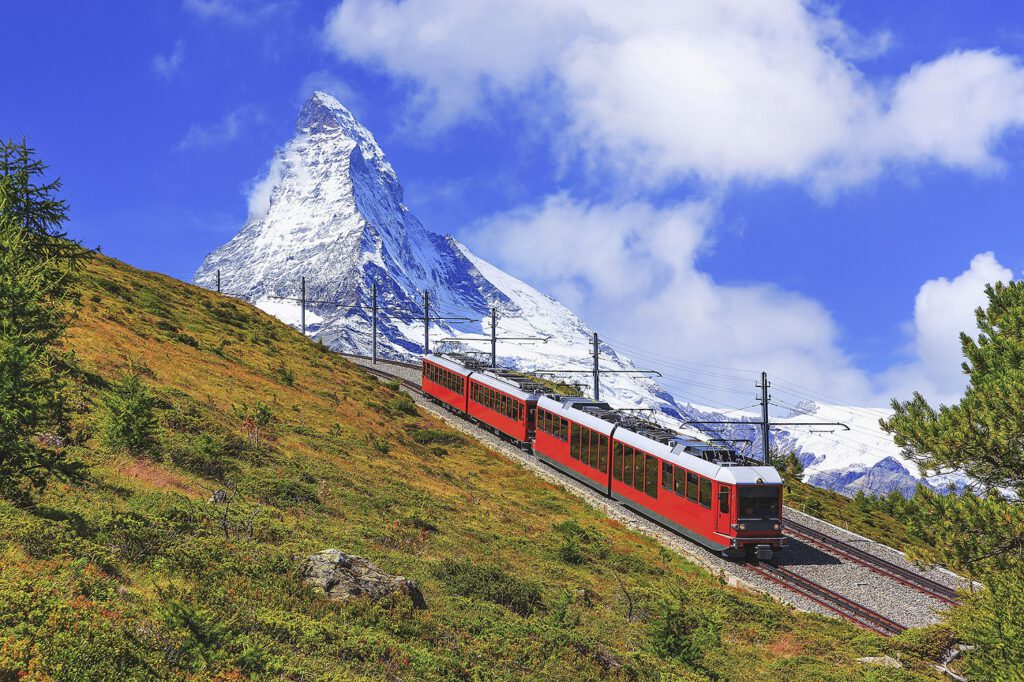 Zug um Zug durch die Schweizer Alpen